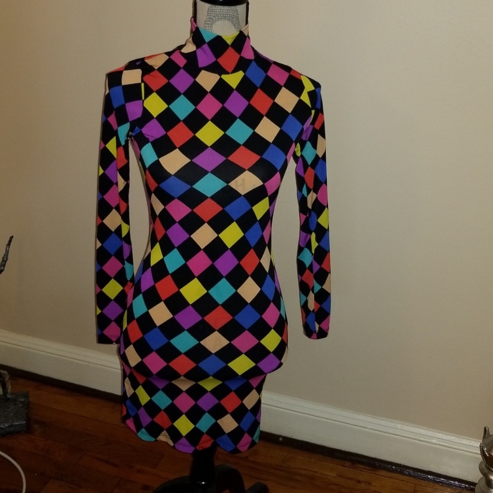 Women's mock neck dress